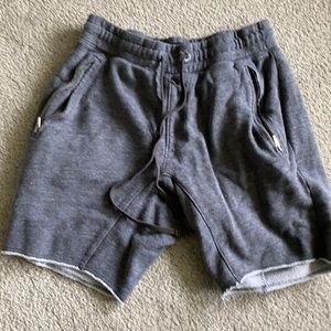 PacSun sweat shorts! Gray drawstring